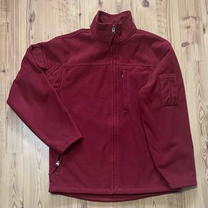 Duluth Trading Co Men’s Shoreman Fleece Cranberry Size Small Good Condition